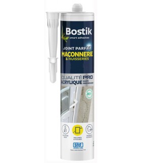 Bostik Mastic acrylique Parfait Maçonnerie et Portes 280 ml