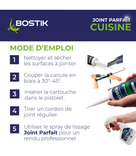 Bostik Joint silicone Parfait Cuisine 280ml