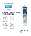 Bostik Joint silicone Parfait Salle de bain 280 ml