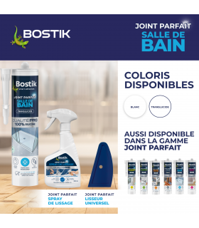 Bostik Joint silicone Parfait Salle de bain 280ml