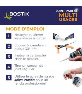 Bostik Joint hybride Parfait Multi-usages 290ml