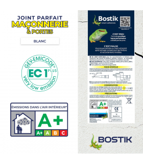Bostik Mastic acrylique Parfait Maçonnerie et Portes 280 ml