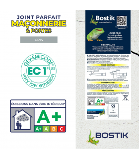 Bostik mastic acrylique Parfait Maçonnerie et Portes 280ml