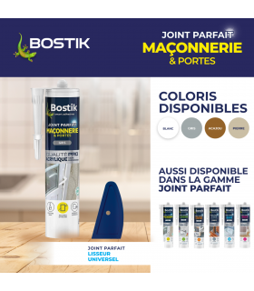 Bostik Mastic acrylique Parfait Maçonnerie et Portes 280 ml