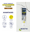 Bostik Mastic acrylique Parfait Maçonnerie et Portes 280 ml