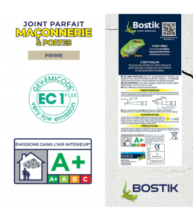 Bostik Mastic acrylique Parfait Maçonnerie et Portes 280 ml