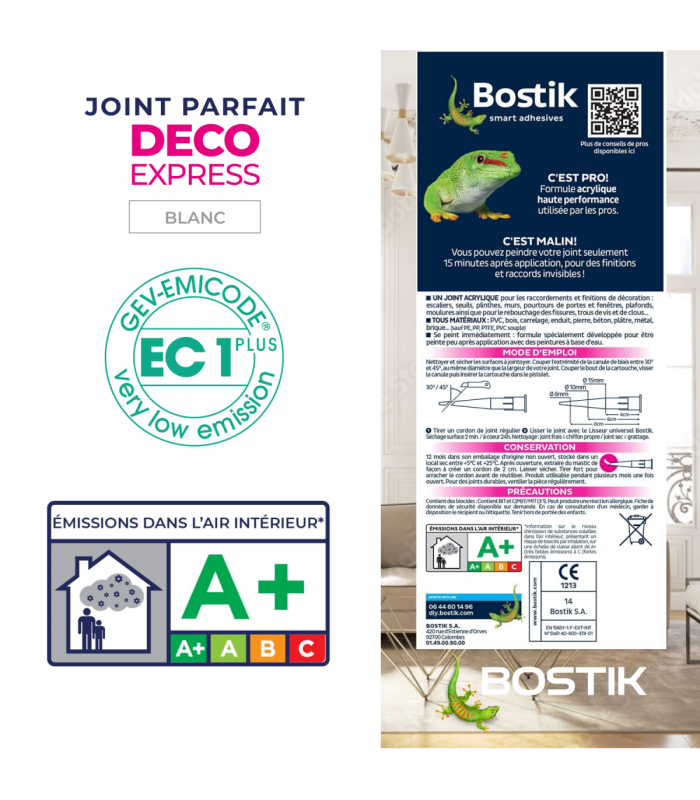 Bostik mastic acrylique Parfait Deco Express 310ml