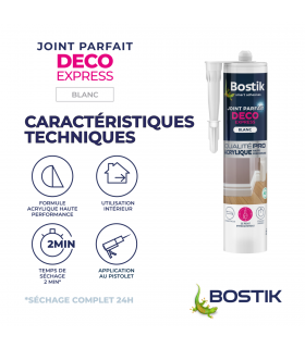 Bostik mastic acrylique Parfait Deco Express 310ml