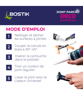 Bostik mastic acrylique Parfait Deco Express 310ml