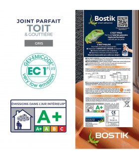 Bostik Joint Hybride Parfait Toit et Gouttière 290 ml
