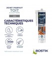 Bostik Joint Hybride Parfait Toit et Gouttière 290 ml