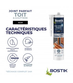 Bostik Joint Hybride Parfait Toit et Gouttière 290 ml