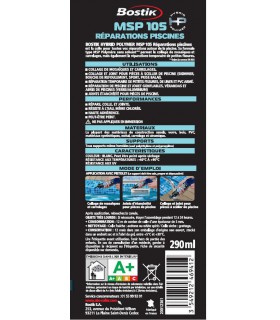 Bostik Fixpro MSP 105 joint de réparation piscine 290ml