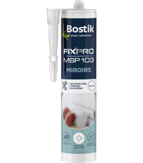 Bostik mastic FIXpro MSP 103 pour miroirs 290 ml