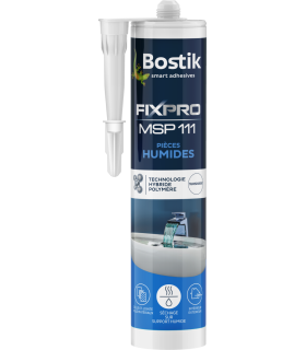 Bostik mastic FIXpro MSP111 pour pièce humide 290 ml