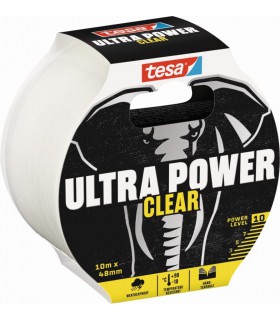 Ruban adhésif Ultra Power Clear réparations extrêmes 10m x 48 mm