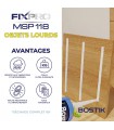 Bostik mastic Fixpro MSP 118 - fixation objets lourds 290 ml