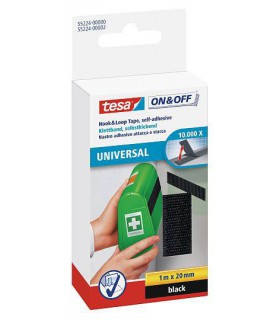 Bande auto-agrippante à coller 1m x 20mm