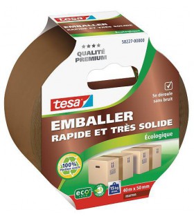 Adhésif d'emballage cartons Ecologique 40m x 50mm