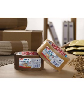 Adhésif emballage PVC Extra-fort 40m x 50mm Marron