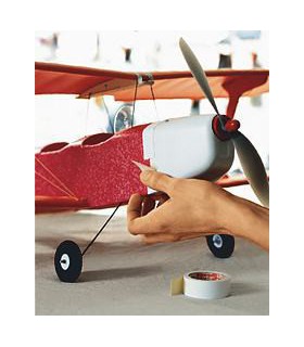 Adhésif toilé renforcé de réparation noir 2,75m x 38mm