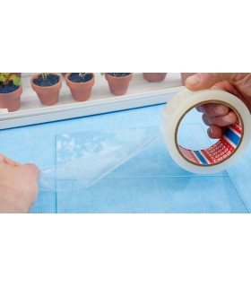 Adhésif plastifié de réparation transparent 10m x 48mm