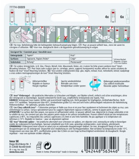 Clou adhésif réglable Tesa 1 kg pour plâtre et papier peint