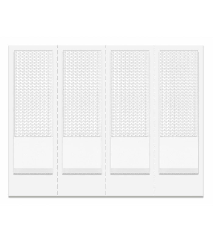 Languette adhésive cadre Tesa Powerstrips Click 77720 4X2S