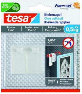 Clou adhésif 0,5 kg pour papier peint et plâtre Tesa