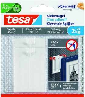 Clou adhésif Tesa pour papier peint et plâtre - 2 kg