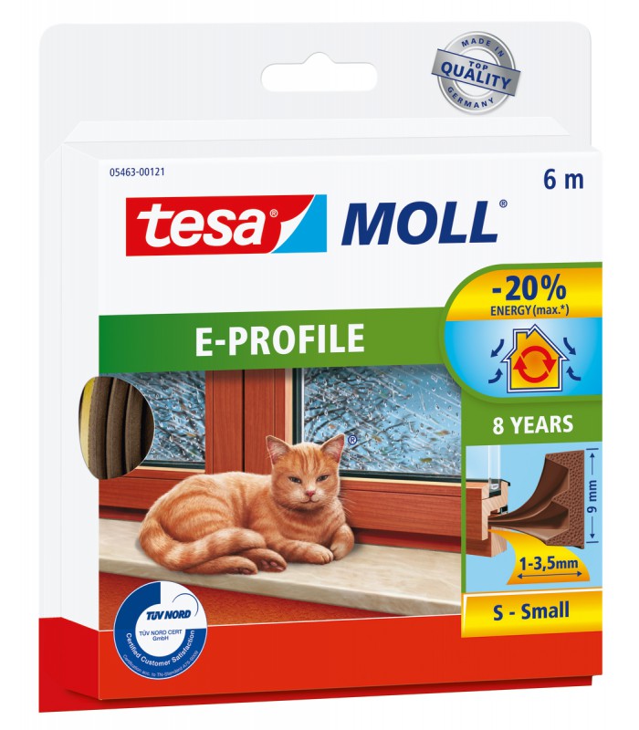 Joint en caoutchouc calfeutrage Energie porte et fenêtres 6m TESA