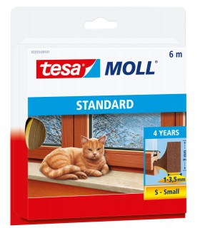 Joint en mousse pour portes, fenêtres et espaces moyens