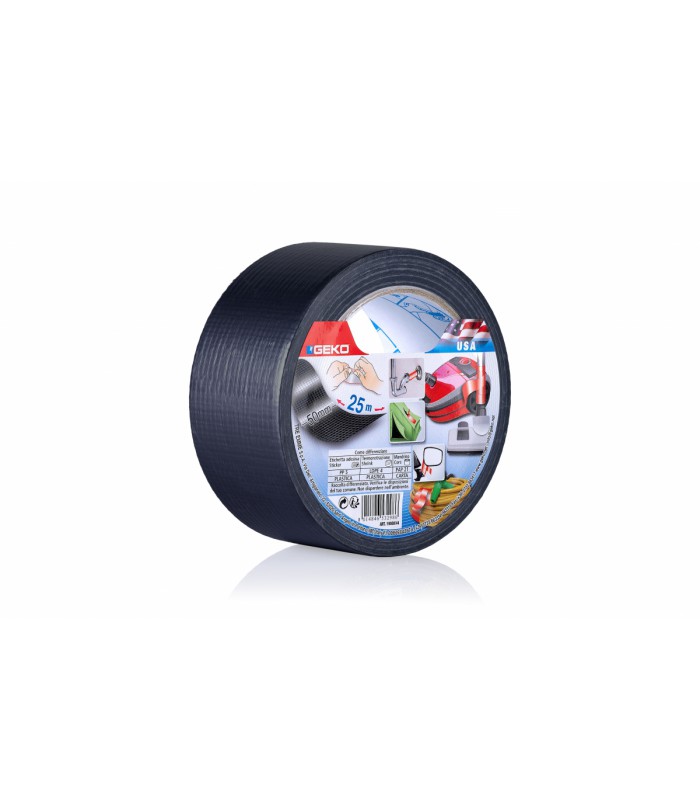 Ruban Adhésif Réparer Toile Noir 25m X 50mm