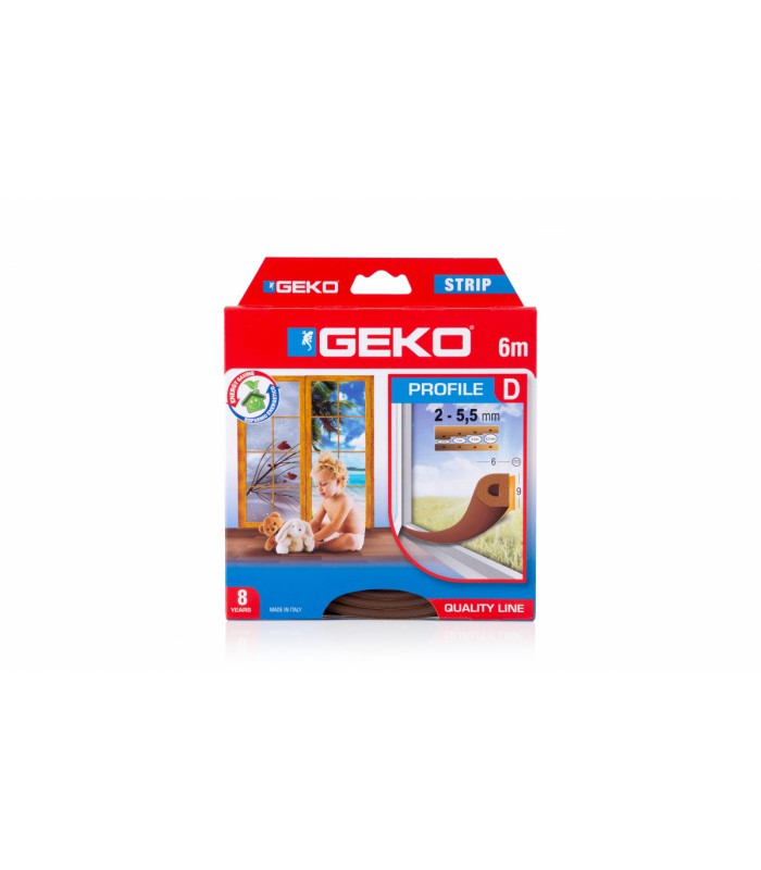 Joints EPDM Adhésif Type D Brun 9mmX6m (2X3M)