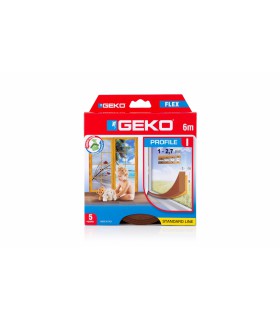 Joint d’isolation adhésif PVC mousse marron GEKO portes fenêtres