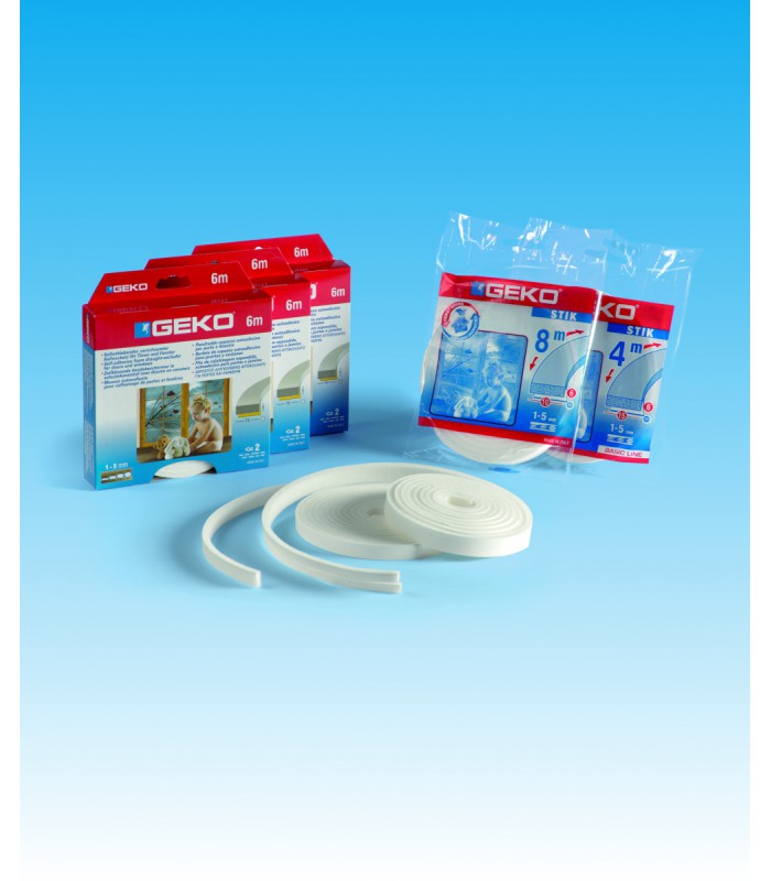 Joint Isolant Adhésif Blanc Mousse Polyuréthane - 15mmX6X6m