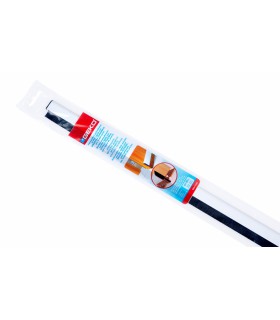 ADHESIF BAS DE PORTE PVC BROSSE FLEXIBLE BLANC 100CM