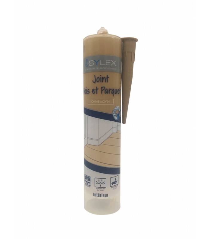Mastic joint de finition bois et parquet Sylex