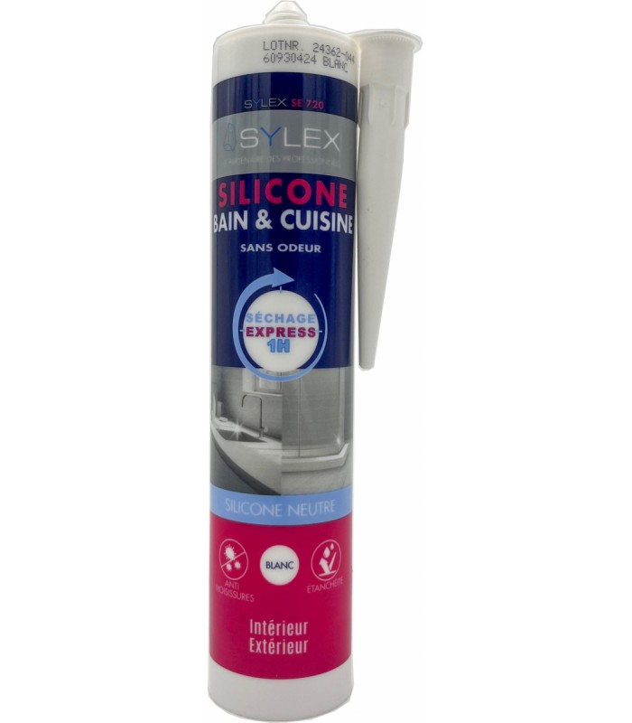 Mastic Cuisine & SDB séchage express SE 720 Sylex - 280ml