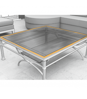 Sikaflex 142 Crystal Clear Mastic Colle transparent