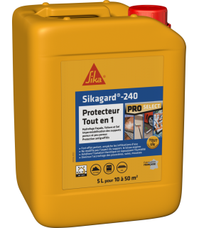 Sikagard 240 Protection Tout en 1 imperméabilisant hydrofuge toiture sol et façade
