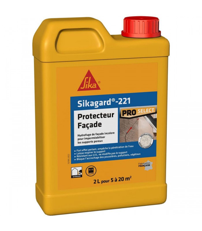 Sikagard 221 - Protection imperméabilisant hydrofuge façade Incolore