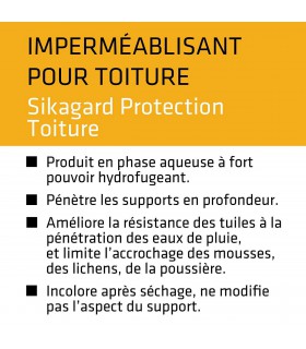 Sikagard 223 - Protection imperméabilisant  hydrofuge toiture Incolore