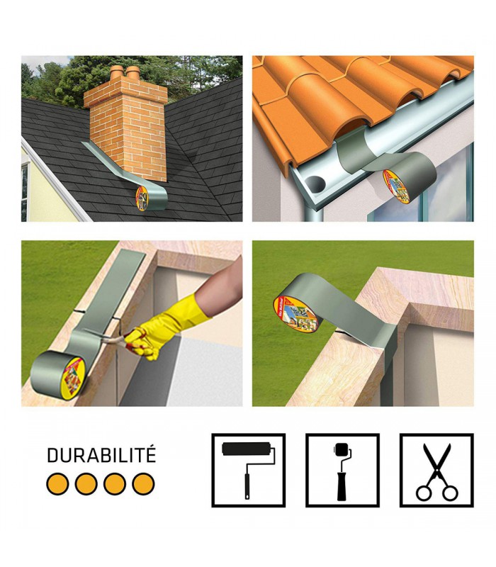 Sika MultiSeal Bande d'étanchéité bitumeuse 225mm x 10m