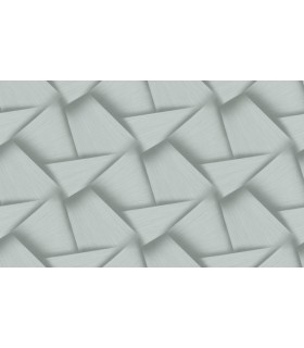 PAPIER PEINT INTISSE POSE 3D VERT CELADON - SPOTLIGHT 2 - 10 X 1,06M