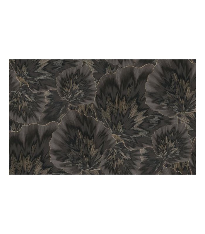 PAPIER PEINT INTISSE BLISS NOIR - SPOTLIGHT 2 - 10 X 1,06M