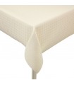 Protège table imperméable blanc 140x140cm PVC