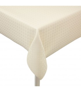 Protège table blanc 140x140cm