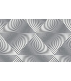 PAPIER PEINT INTISSE GALA 3D GRIS - SPOTLIGHT 2 - 10 X 1,06M