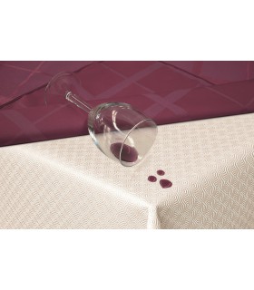 Protège table blanc 140x140cm